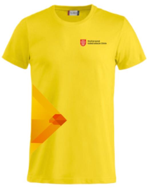 KKGs gule t-skjorte - Klikk for stort bilde