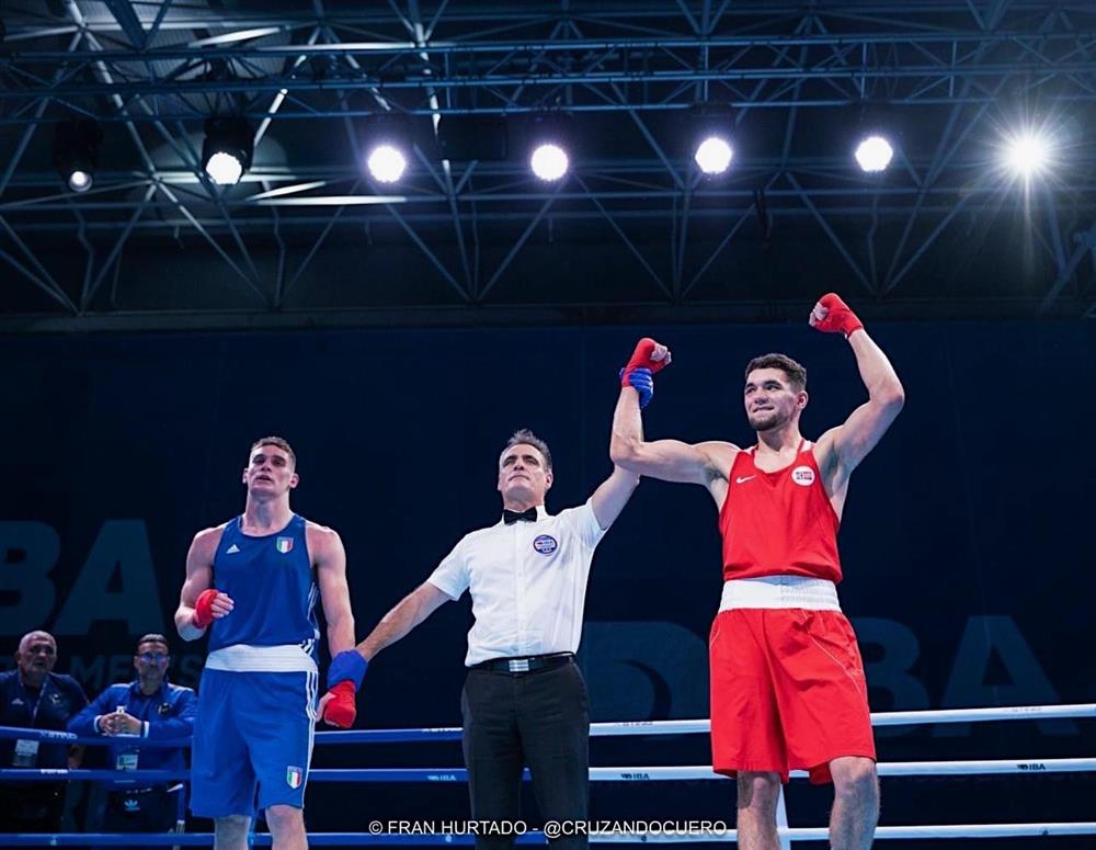 Adam Arzaev. Norgesmester og landslagsutøver i boksing - Klikk for stort bilde